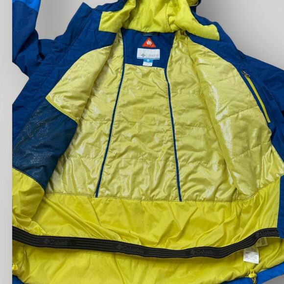 Columbia Omni-Tech Omni-Heat Insulated Jacket Men’s Size S Blue Waterproof - Picture 4 of 10